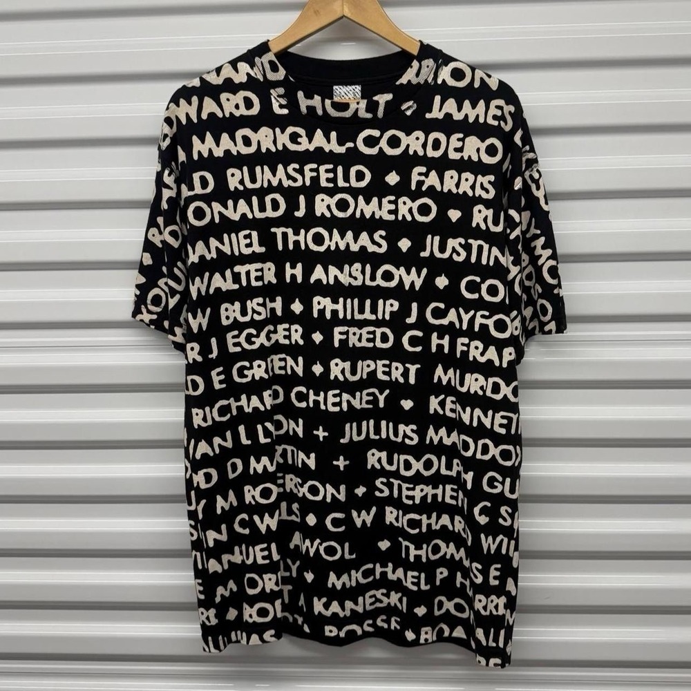 Vintage 2000's Rogue Status Famous Names AOP Rob Dyrdek T-Shirt Size L